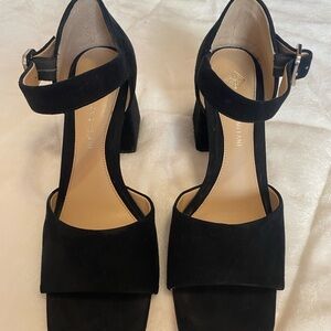 ANTONIO MELANI Black Suede Heels